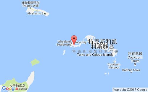 特克斯和凱科斯群島普羅維登西亞萊斯島港口 TCPRV